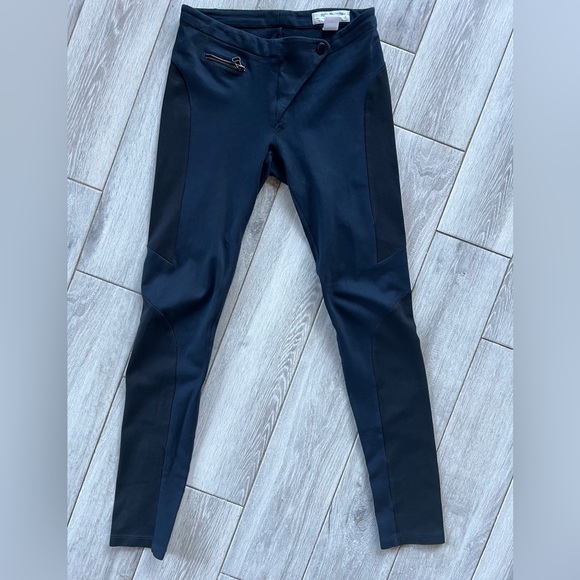 Rag & Bone rider leggings (w/ stretch) with overlap closure. Women’s size 26 - Picture 4 of 9